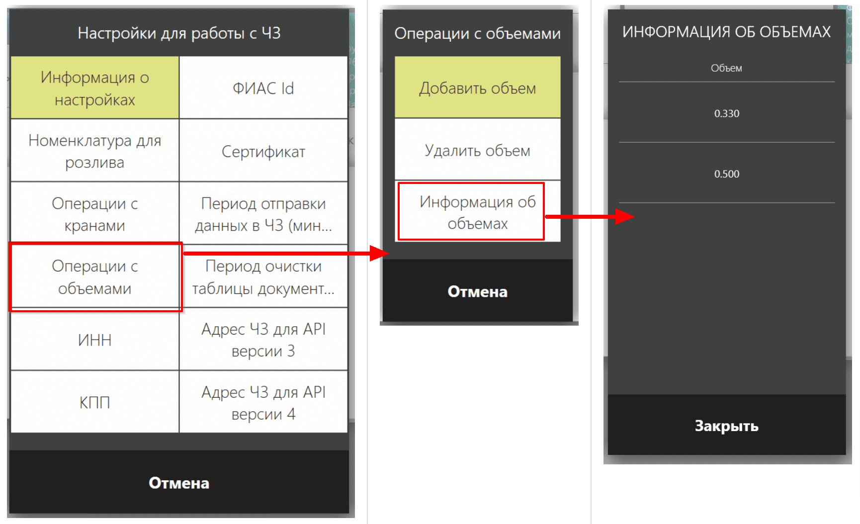 операции с объемами iiko операции с объемами iiko