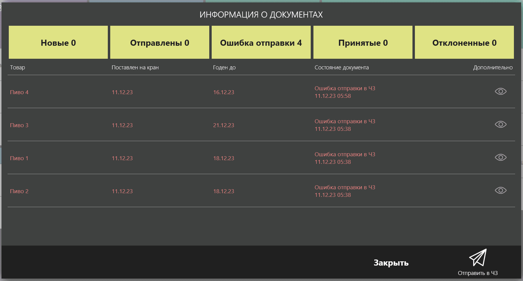 документы пиво iiko документы пиво iiko